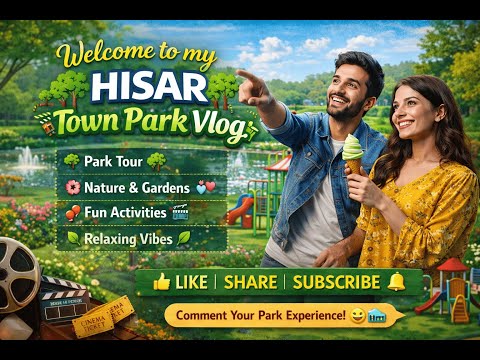 Hisar Town Park || Hisar A Beautiful City Vlog || Town Park Hisar Exploring Vlog
