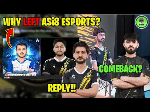 @Pantherpubg01 EXPLAINED EVERYTHING!! 🫨 WHY LEFT ASi8 ESPORTS? 🥺 UZM CHOTU COMEBACK? 🧐