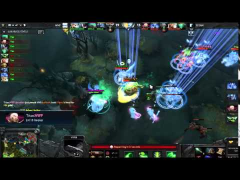DOTA2 Premium Game i-League 2014 MVP HOTSIX destroyed Titan   Game1, Aug 22