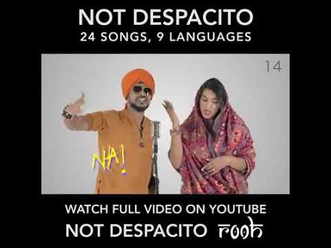 Not despacito, 24 songs, 9 languages