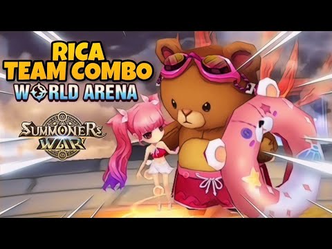 Rica Team Combo in World Arena Ep. 4 - Summoners War