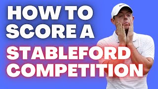 How Do You Score A Stableford Competition In Golf?