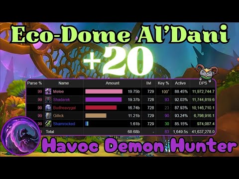 Eco-Dome Al'dani +20 | Aldrachi Havoc DH | TWW Season 3