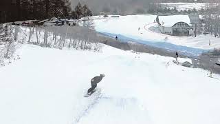 スキー場コース撮影