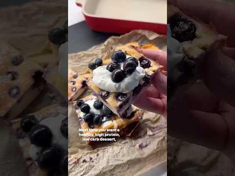 HIGH PROTEIN CHEESECAKE SQUARES