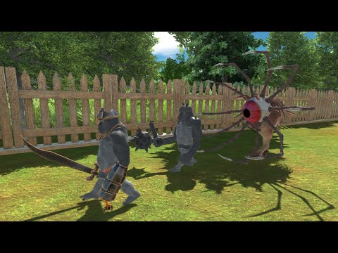 Escape From The Alien Forest | Animal Revolt Battle Simulator NEW UPDATE