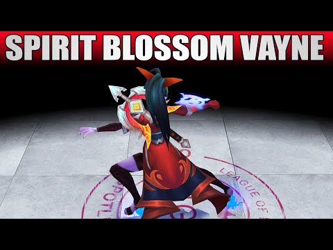 Spirit Blossom Vayne Ruby Chroma - League Of Legends