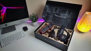 Video thumbnail for ASMR Unboxing Focusrite Scarlett 2i2 4th Gen Studio Bundle USB-C Audio Interface by JO-G Studios - Tech Chronicles with Shezan