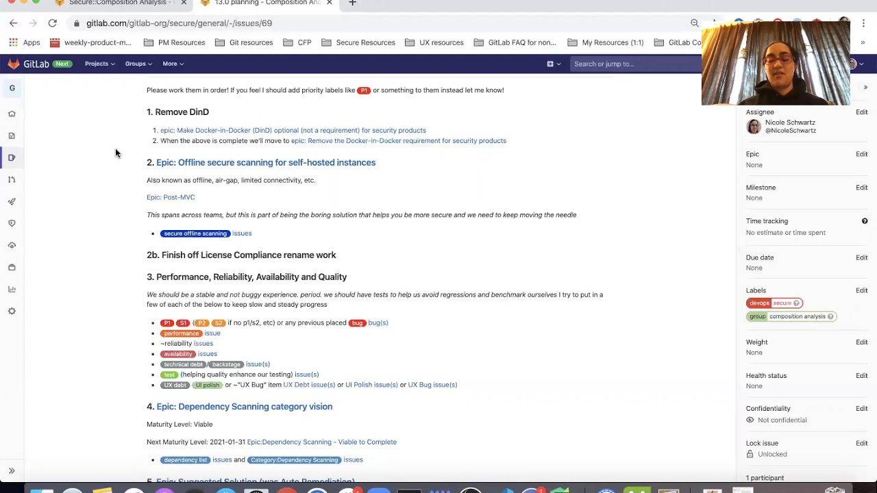 GitLab 13.0 Kickoff - Secure:Composition Analysis
