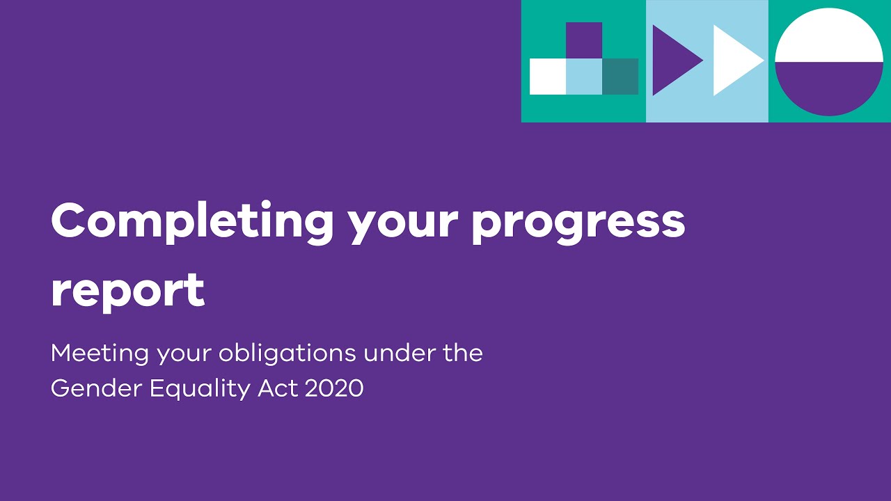 Completing your progress report