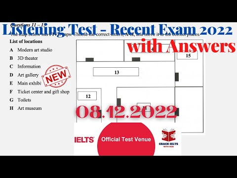 IELTS Listening Actual Test 2022 with Answers | 08.12.2022