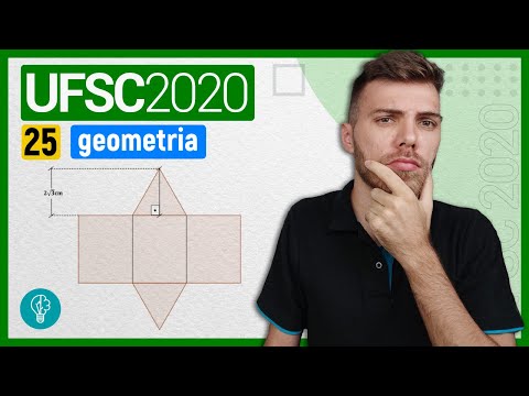 25 VESTIBULAR UFSC 2020 - GEOMETRIA -  Uma fábrica precisa embalar seus produtos para