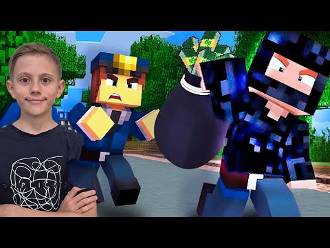A Minecraft story about a robbery and bandits | Danik and Minecraft