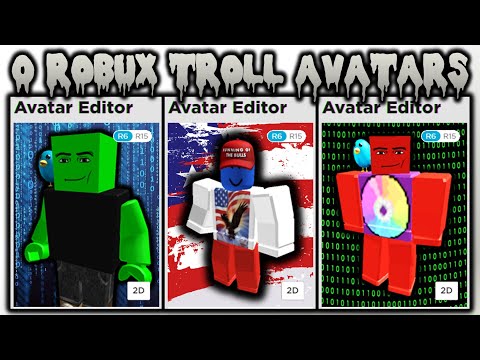 Part of a video titled Roblox troll avatars that cost 0 robux! - YouTube