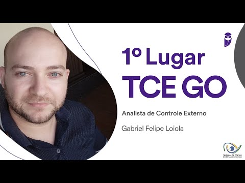 Gabriel Loiola, aprovado em 1° lugar no concurso TCE-GO para Analista de Controle Externo