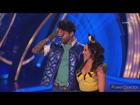 Chris Taylor and Robin Johnstone skating in Dancing On Ice (2/2/25)