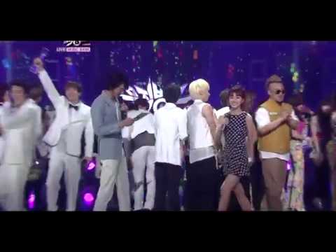110819 Music Bank's Winner (Super Junior)