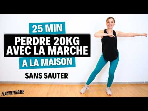 💦 25 Min - Marche Active - PERDRE 20 KILOS rapidement à la maison - FlashFitHome