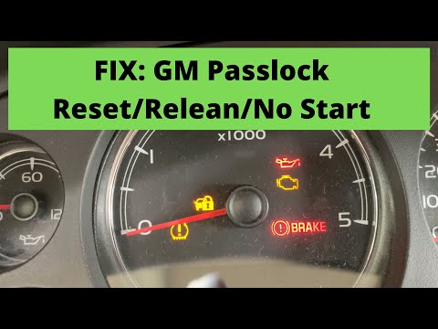 FIX: GM/Silverado/Duramax Security Passlock Relearn/Reset Procedure/Service Theft Deterrent System