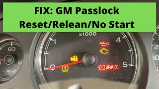 FIX: GM/Silverado/Duramax Security Passlock Relearn/Reset Procedure/Service Theft Deterrent System
