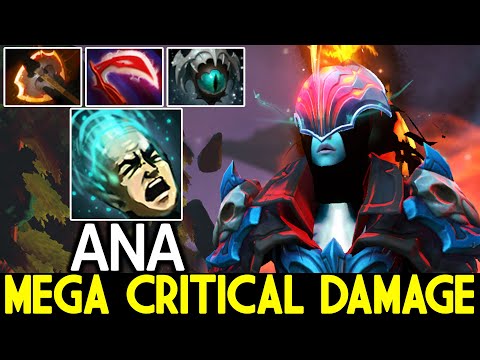 ANA [Phantom Assassin] Mega Crit Damage Too Much Power Dota 2