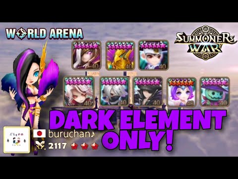 Amazing G3 Dark Element Team User in World Arena (RTA) - Summoners War