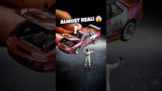 Must have?! Almost real looking POP RACE Nissan Silvia S13 Drift Car! 😨 #unboxingvideo #Shorts