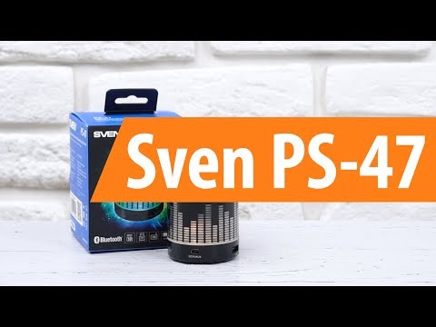 Портативная колонка SVEN PS-47 черный - Видео