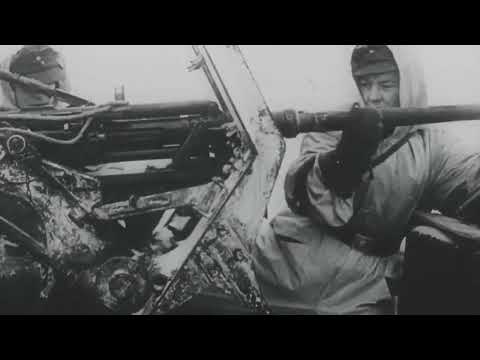 Quick barrel change for a 2cm Flak 30 on the Eastern Front in early 1943 (SOUND ADDED)