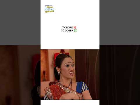 7 CRORE ❌ 30 dozen ✅  !  #tmkoc #funny #comedy #taarakmehta #jethalal #daya #mumbaiindians