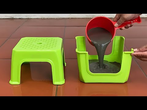 Amazing Creative Idea From Cement And Plastic Chairs - DIY Beautiful Flower Pots At Home