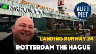 🌤️ Cloudy Landing in Rotterdam | Boeing 737 Cockpit Approach RWY 24 | Vliegpiet’s Flying Friday