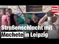 Straßenschlacht mit Machete mitten in Leipzig | krone.tv NEWS