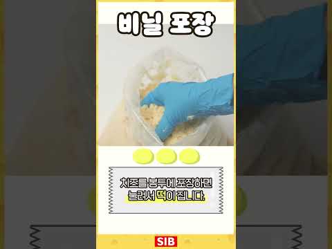 치즈 떡짐이 없는 치즈 트레이 포장 용기를 소개합니다