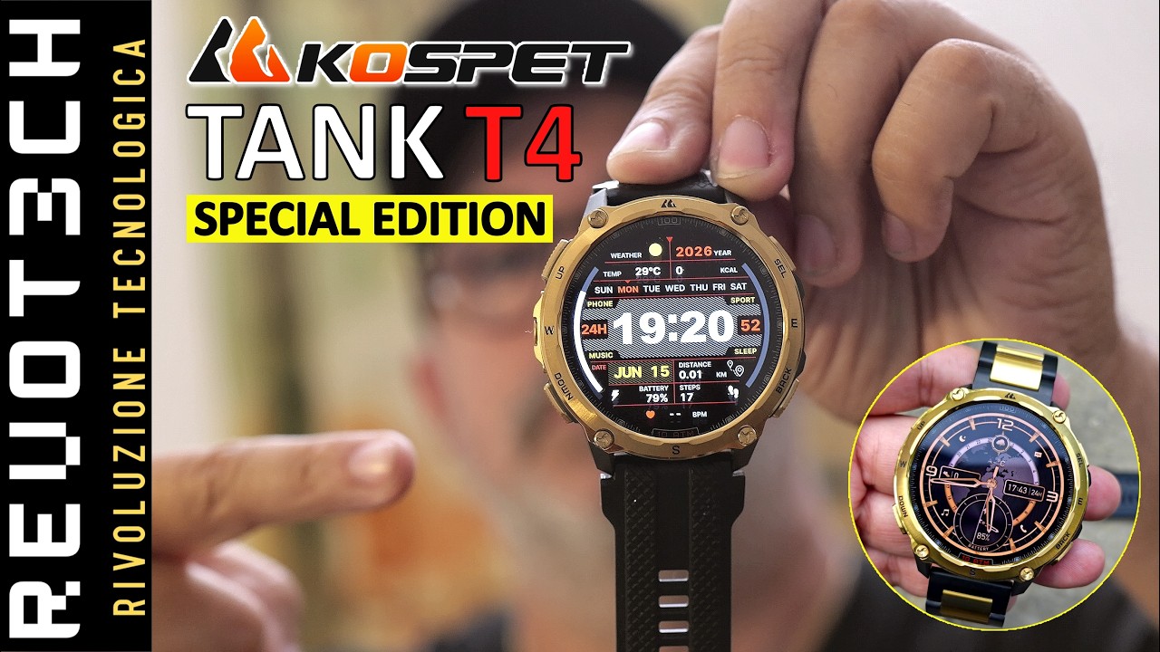 KOSPET TANK T4 SPECIAL EDITION. Rugged SI', ma Con STILE - Recensione