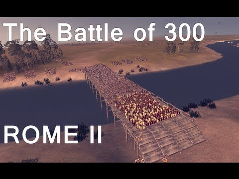 600 Spartans vs 12000 Egyptians - Rome 2 Total War
