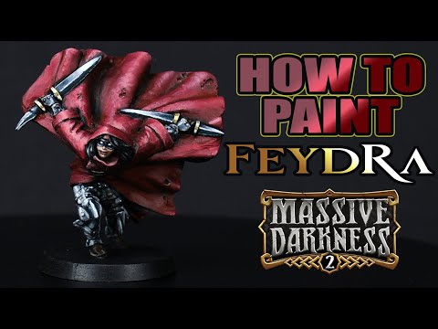 Massive Darkness 2 Painting Feydra - Rogue