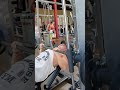 Smith machine incline chest press.