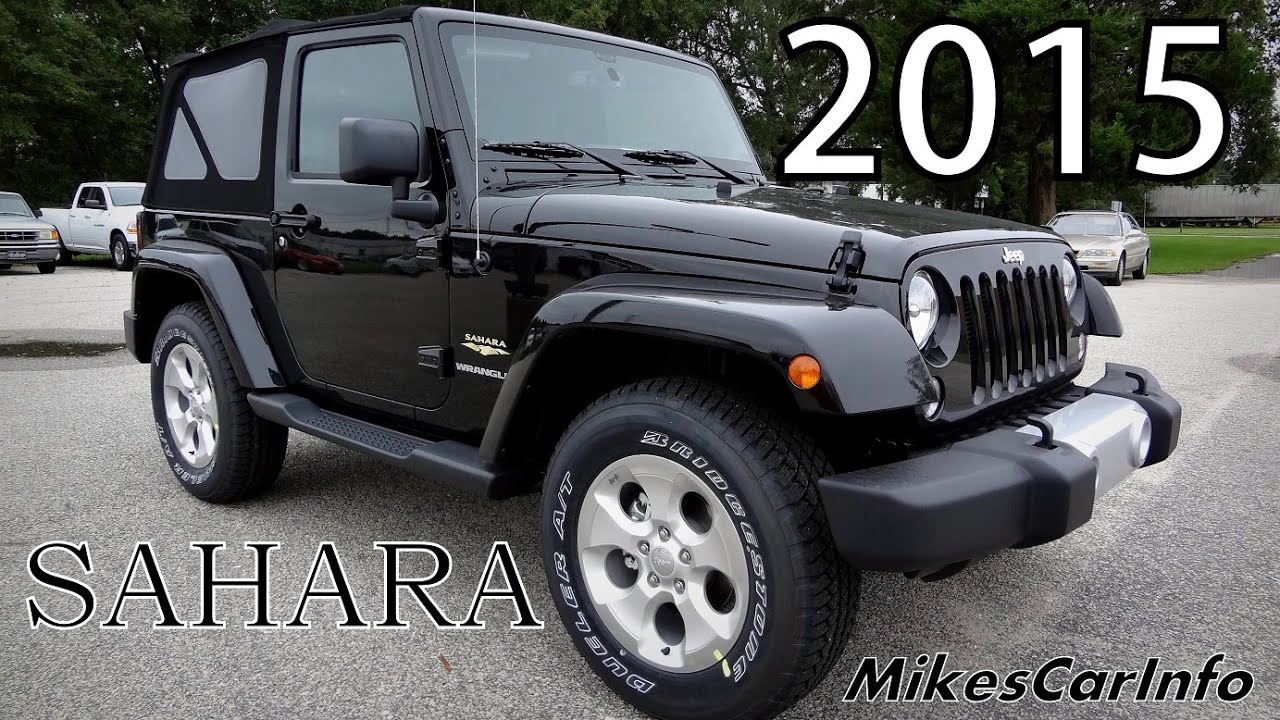 2015 JEEP WRANGLER SAHARA BLACK 4595