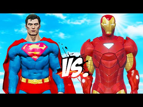 SUPERMAN VS IRON MAN - EPIC SUPERHEROES WAR