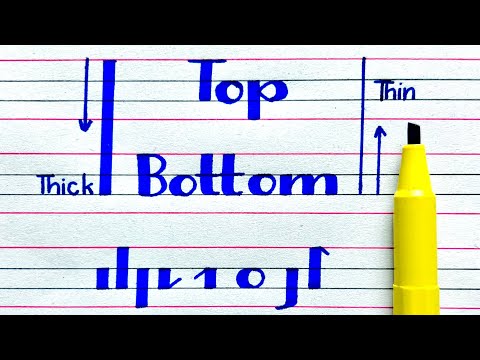 English Writing for beginners with Marker 605 | Cut Marker 605