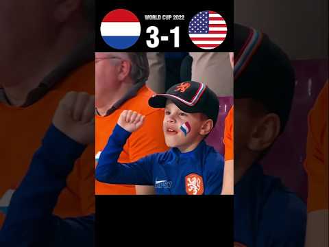 Netherlands vs USA. World Cup 2022