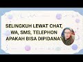 Selingkuh Lewat Chat Whatshaap Sms Telephon Apakah Bisa Dipidana