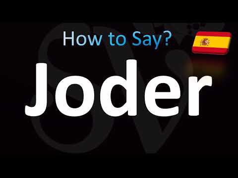 How to Pronounce ''Joder'' Correctly! (Spanish)