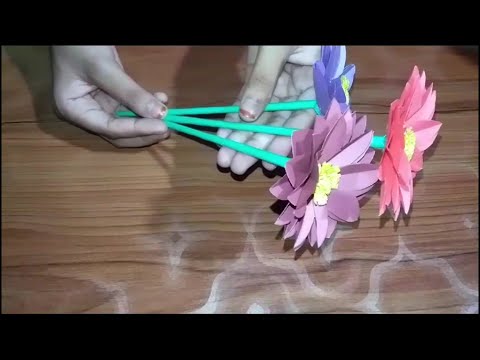 Amazing Paper Flower Making.