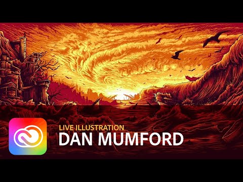 Live Illustration with Dan Mumford - DAY 3/3 | Adobe Creative Cloud