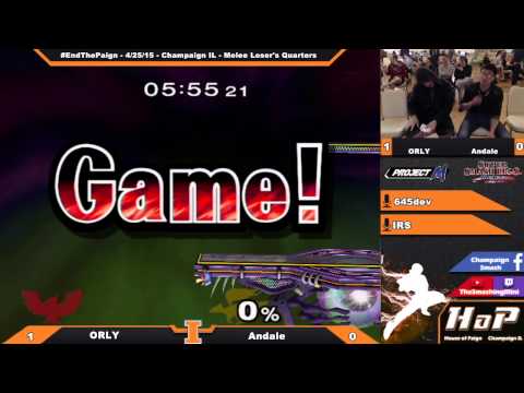 [End the Paign] ORLY (Falcon) vs. Andale (Sheik) Melee Losers' Quarters