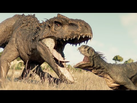 ALL LARGE CARNIVORES BATTLE ROYALE - Jurassic World Evolution 2