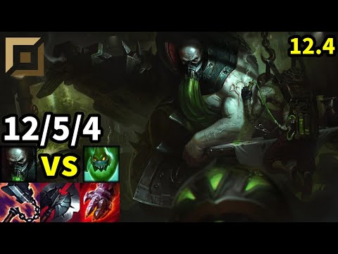 Urgot Top vs Zac - KR Master | Patch 12.4