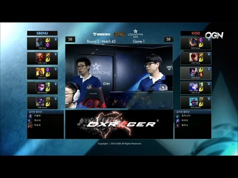 SSB vs KOO Game 1 Highlights - SBENU SONICBOOM vs KOO TIGERS - Week 14 LCK Champions Korea Summer